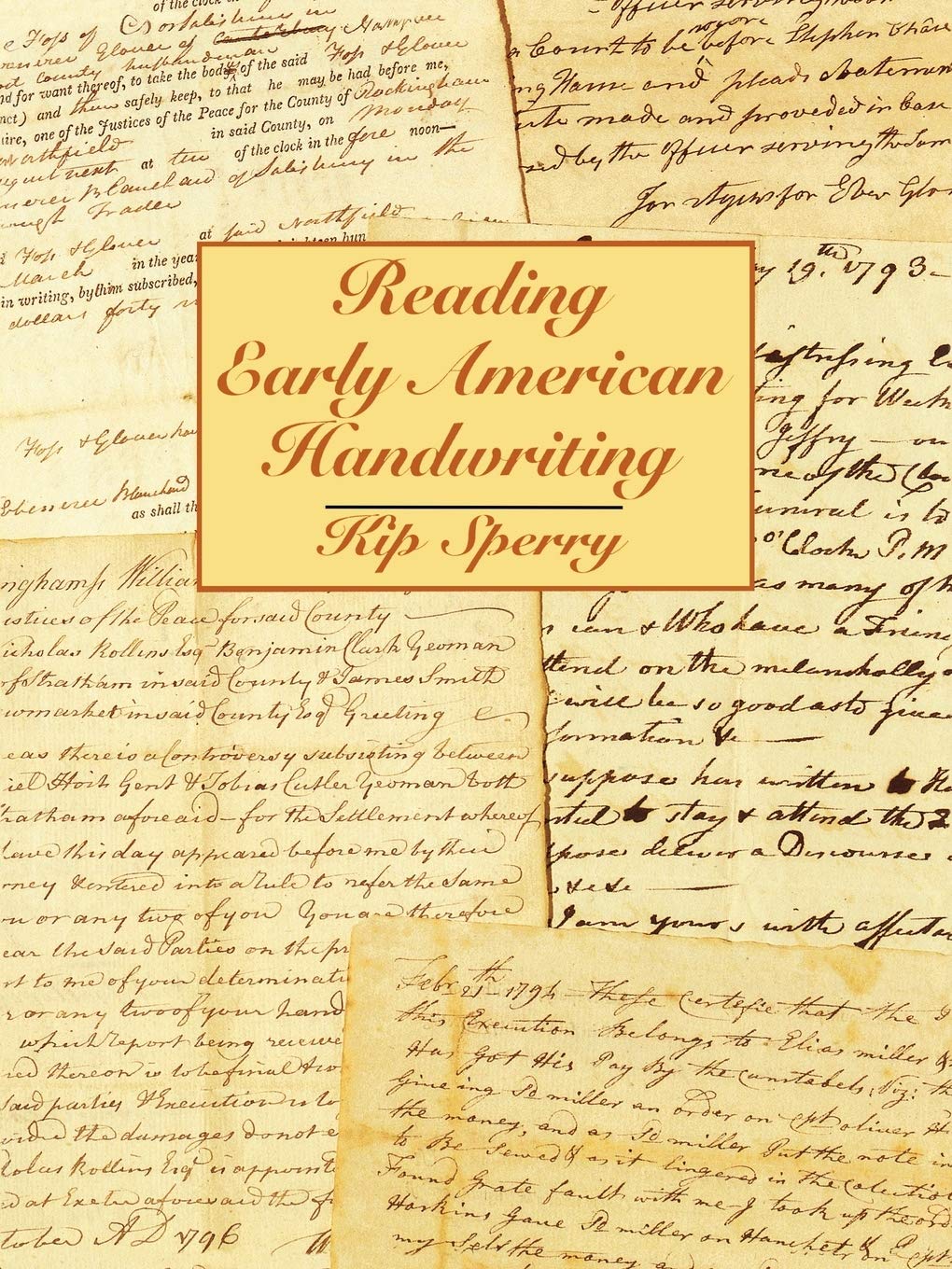Cover of Reading Early American Handwriting book