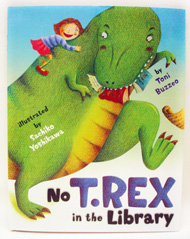 Cover of No T. Rex in the Library book