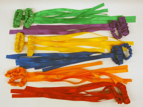 Picture of 12 wrist ribbons
