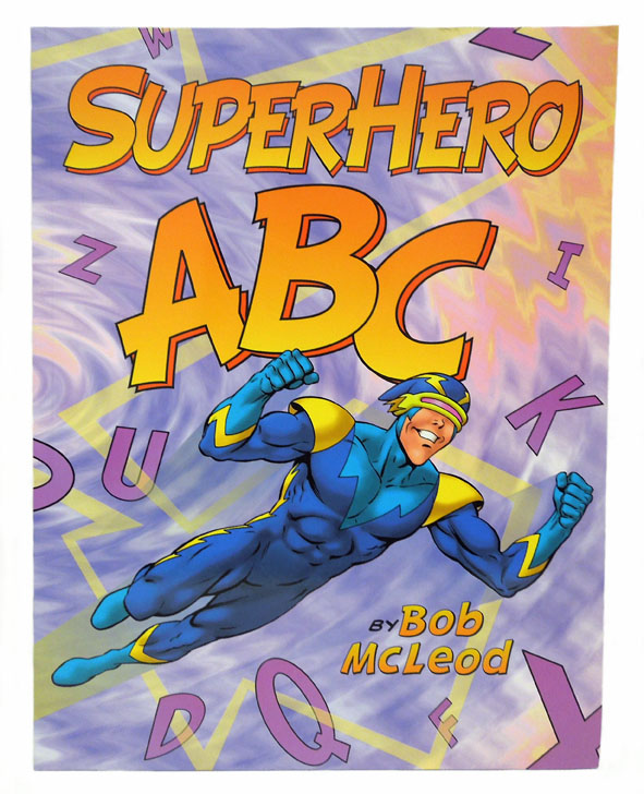 Cover of Superhero ABC book