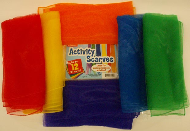 Picture of 12 activity scarves