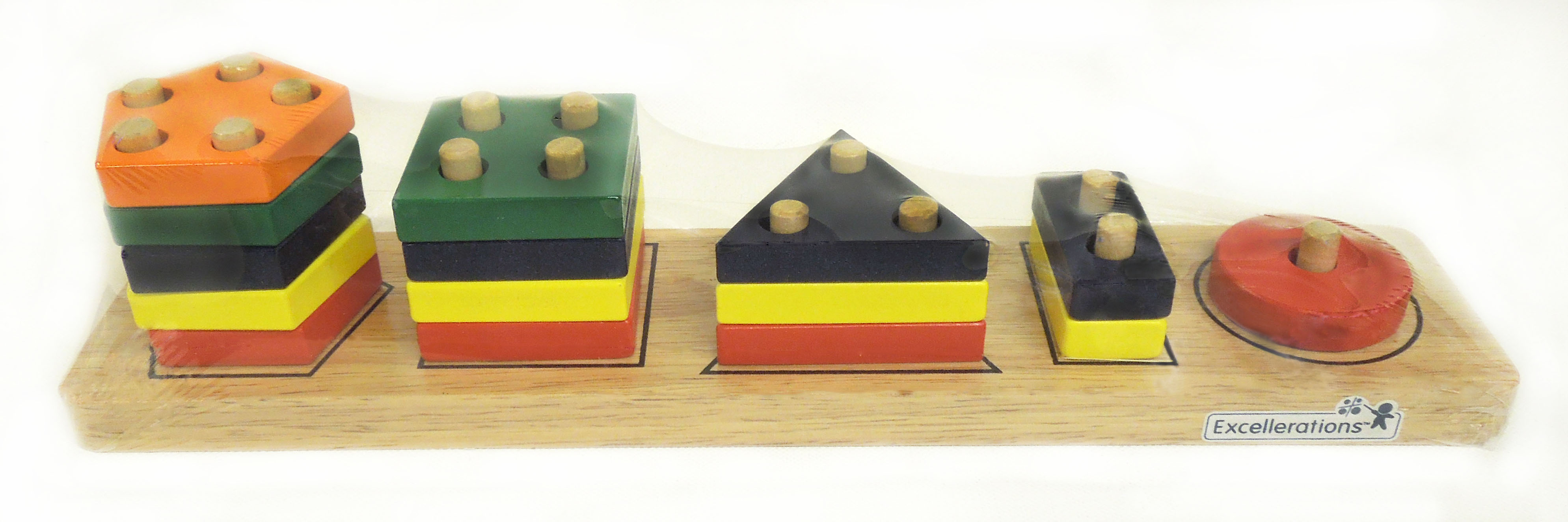Picture of 16 piece shape sorter set