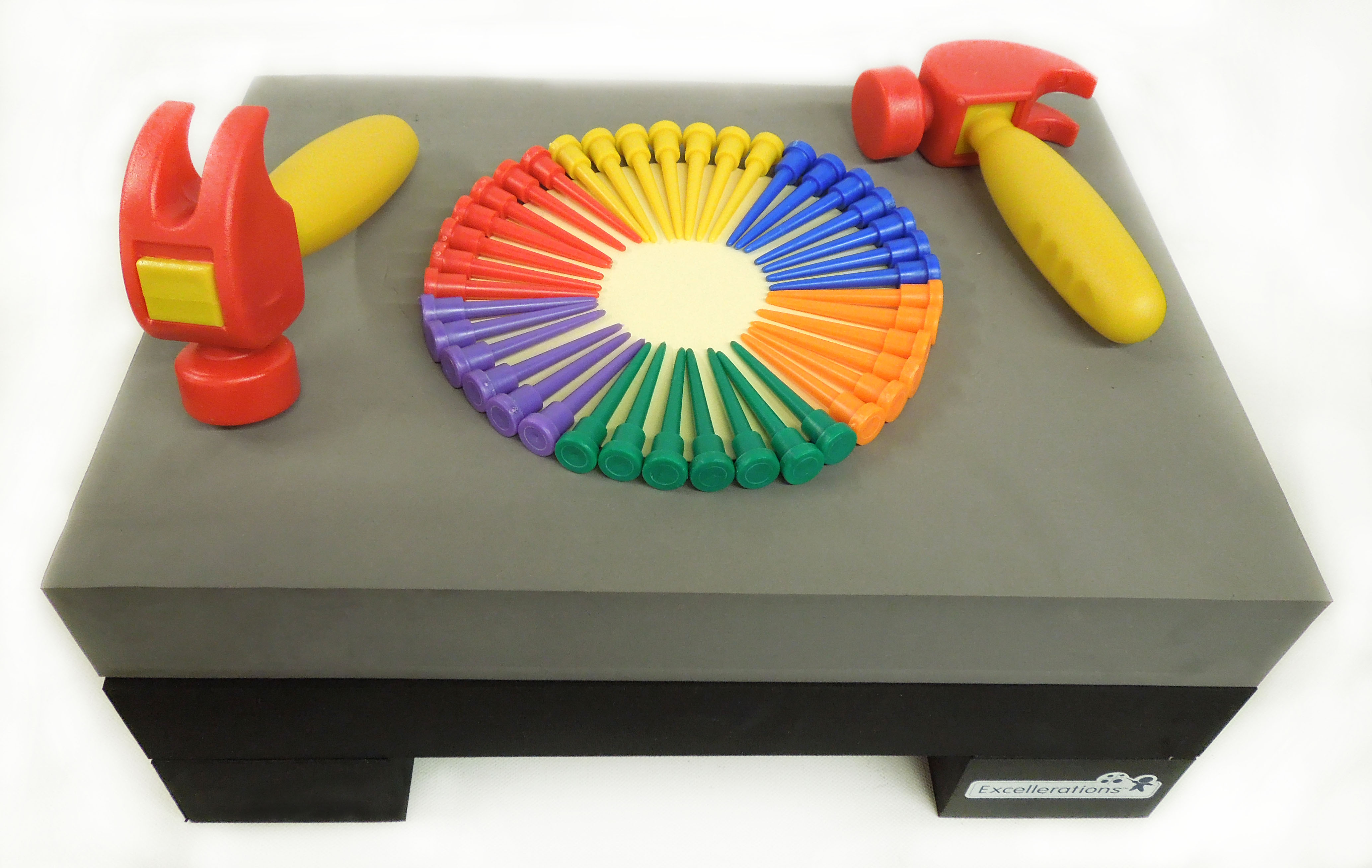 Picture of Poud-a-Pattern foam table set (foam and 2 hammers)