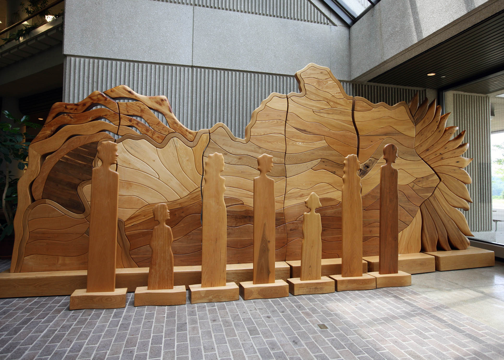 "Kentucky Woods" wood sculpture